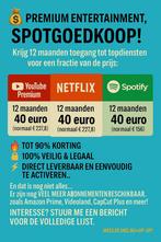 Bespaar op je favoriete abonnementen – direct geregeld!, Eén persoon, Cadeaubon, Overige typen