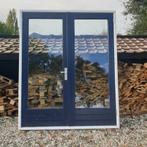 Hardhouten tuindeuren/ dubbele/ openslaande deuren/ pui, Deurkozijn, 225 cm of meer, Ophalen of Verzenden, Zo goed als nieuw