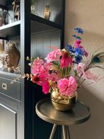 Echt een plaatje Toetervaas met Zijden bloemen 45,00-10%, Ophalen of Verzenden, Nieuw