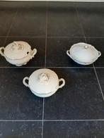 Antieke Bavaria Dekschalen:, Antiek en Kunst, Antiek | Servies compleet, Ophalen of Verzenden