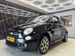 Fiat 500C 0.9 TwinAir Turbo Lounge Cabrio (bj 2014), Auto's, Fiat, Parkeersensor, Gebruikt, Cabriolet, Leder en Stof