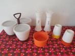 Tupperware carrousel/peper & zout/maatbekertje/eierdopjes, Ophalen of Verzenden, Zo goed als nieuw, Bruin, Overige typen