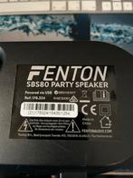 Fenton SBS80 Party Speaker - Draagbare Bluetooth Speaker, Watersport en Boten, Ophalen of Verzenden, Gebruikt, Communicatie