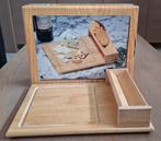 Houten kaasplateau, Overige materialen, Overige typen, Ophalen of Verzenden, Zo goed als nieuw