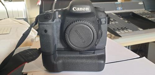 Canon EOS 7D, batterygrip,5 CF Cards, Audio, Tv en Foto, Fotocamera's Digitaal, Zo goed als nieuw, Spiegelreflex, Canon, Geen optische zoom