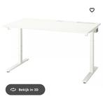 Wit bureau met lade, Huis en Inrichting, Bureaus, Ophalen, Zo goed als nieuw, Bureau