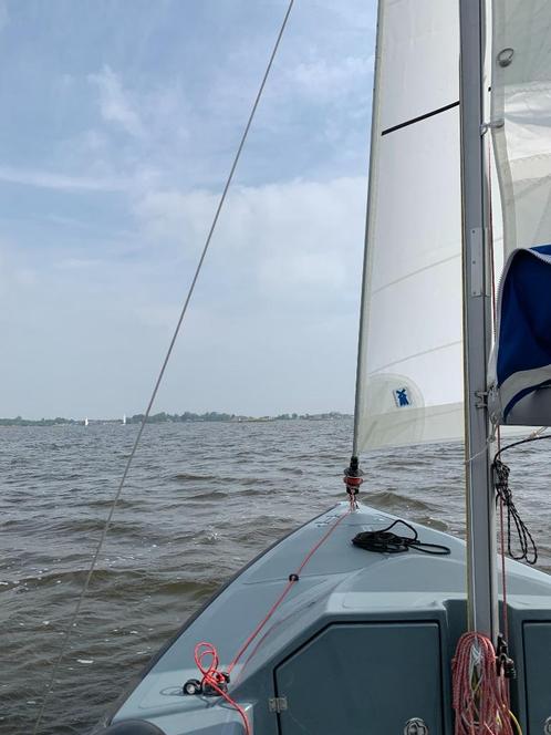 Falcon Zeilboot - Incl. Yamaha motor en ligplaats Loosdrecht, Watersport en Boten, Open zeilboten, Gebruikt, Overige typen, 6 meter of meer