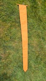 Oranjewimpel 175cm lang op houten stokje, Ophalen of Verzenden, Zo goed als nieuw