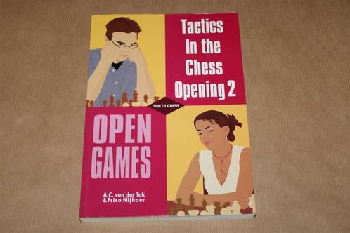 Tactiek in de schaakopening. 2, Open partijen., Boeken, Hobby en Vrije tijd, Zo goed als nieuw, Ophalen of Verzenden
