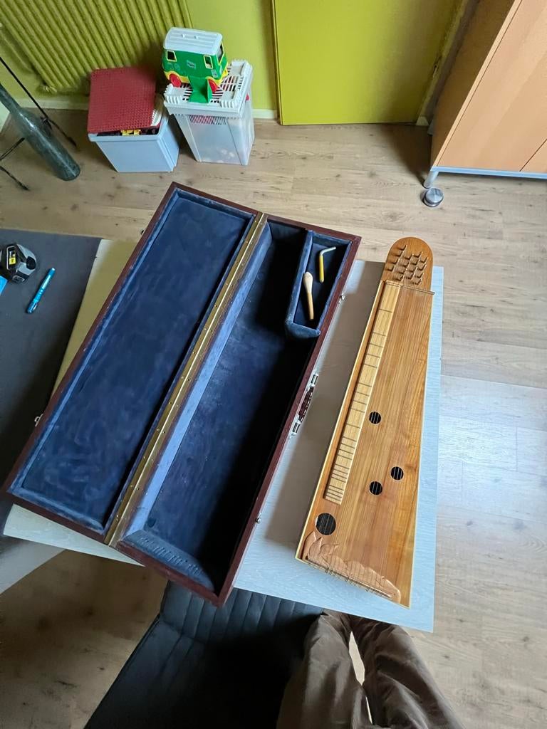 Mooie Citer met Koffer, Muziek en Instrumenten, Snaarinstrumenten | Overige, Ophalen, Zo goed als nieuw, Citer