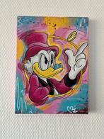 Dagobert Duck Schilderij - Handgemaakt Cadeau!, Antiek en Kunst, Ophalen of Verzenden