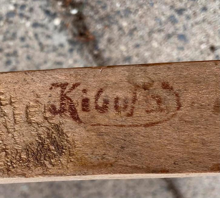 Vintage deckchair jaren 60/70, Tuin en Terras, Ligbedden, Gebruikt, Hout, Inklapbaar, Ophalen of Verzenden