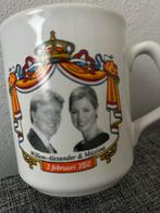 Koffiemok Willem-Alexander & Máxima 2 februari 2002, Ophalen, Zo goed als nieuw, Nederland, Overige typen