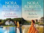 3 x de MacGregor clan Nora Roberts, oa rebels avontuur, Ophalen of Verzenden, Zo goed als nieuw, Nora Roberts, Nederland