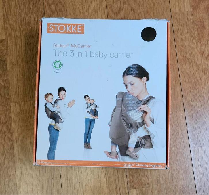 Stokke MyCarrier 3-in-1 Draagzak, Kinderen en Baby's, Babydragers en Draagdoeken, Zo goed als nieuw, Draagzak, Buik, Rug of Zij