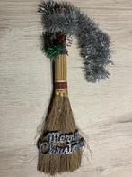 Kerstmis bezem Merry Christmas, Ophalen of Verzenden, Zo goed als nieuw