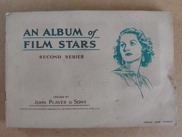 Film Stars 2nd series compleet album cigarette cards 1934 beschikbaar voor biedingen