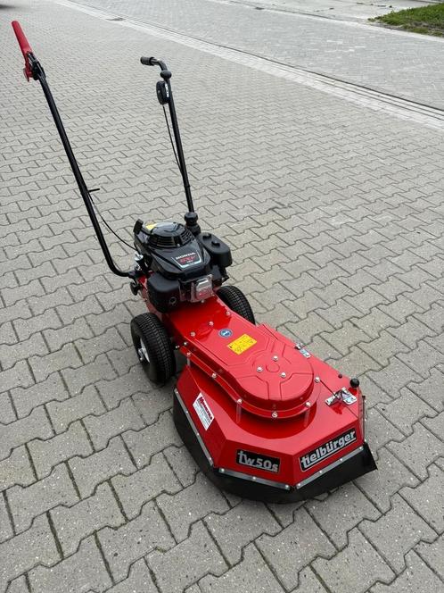 TE HUUR Onkruidborstel, Tuin en Terras, Grasmaaiers, Zo goed als nieuw, 50 cm of meer, Cirkelmaaier, Ophalen