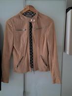 Suede jasje, creme. Maat 36., Ophalen of Verzenden, Zo goed als nieuw, Beige