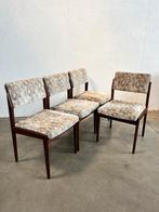 Vintage Eetkamerstoelen, Model 641p, Rudolf Glatzel , Thonet, Huis en Inrichting, Ophalen, Bruin, Onbekend, Vier