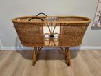 Rotan wieg inclusief matras, Ophalen, Gebruikt, Wieg