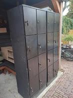 2 metalen lockerkasten, Huis en Inrichting, Kasten | Lockerkasten, Ophalen, Zo goed als nieuw