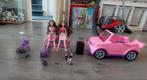 Barbie auto, Kinderen en Baby's, Speelgoed | Poppen, Ophalen, Zo goed als nieuw, Barbie