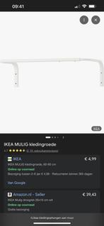 Ikea Mulig kledingroede 3 stuks, Ophalen