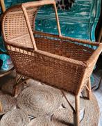 Retrokeetje/Vintage/Rieten/Wiegje/Pop, Antiek en Kunst, Curiosa en Brocante, Ophalen of Verzenden