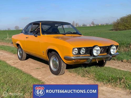 Opel Manta A Coupe| Route 66 Auctions, Auto's, Oldtimers, Bedrijf, Te koop, Lederen bekleding, Opel, Benzine, Overige carrosserieën