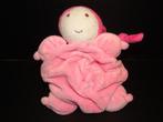DIFRAX TUT POPJE SOFT KNUFFELDOEK VELOURS ROZE GESCHULPT, Verzenden, Nieuw, Overige typen