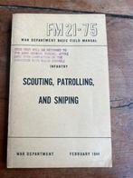 WO2 Amerikaans Sniper voorschrift scouting 1944 commando, Verzamelen, Militaria | Tweede Wereldoorlog, Verzenden