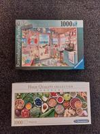 Clementoni en Ravensburger puzzel 1000 stukjes. Beach, Ophalen of Verzenden, 500 t/m 1500 stukjes, Zo goed als nieuw