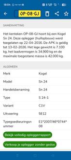 Zeil oplegger 2016, Eén persoon, Cadeaubon