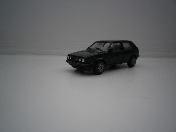 Herpa Volkswagen Golf 2 GTI zwart  1/87 model, Hobby en Vrije tijd, Modelauto's | 1:87, Zo goed als nieuw, Auto, Herpa, Ophalen of Verzenden