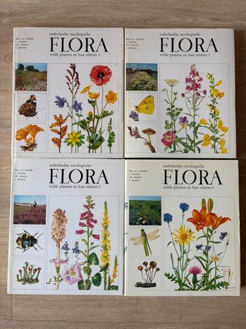 Nederlandse oecologische flora deel 1 t/m 4 beschikbaar voor biedingen