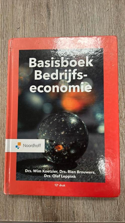 M.P. Brouwers - Basisboek bedrijfseconomie 12e druk, Boeken, Economie, Management en Marketing, Nieuw, Management, Verzenden