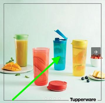 Splinternieuw, nooit gebruikt, lekvrije TUPPERWARE BEKER! beschikbaar voor biedingen