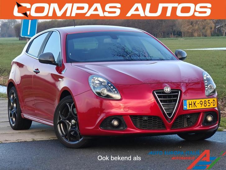 Alfa Romeo Giulietta 170PK Automaat Exclusive | Rosso Compet, Auto's, Alfa Romeo, Bedrijf, Te koop, Giulietta, ABS, Airbags, Airconditioning