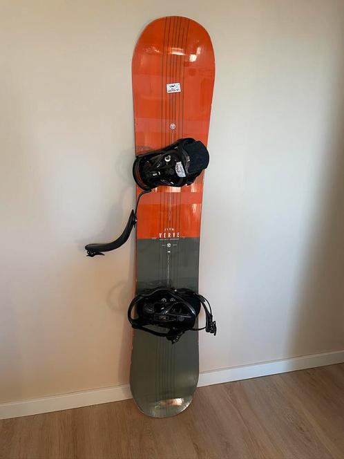 Snowboard Flow verve 158 wide incl sonic bindingen, Sport en Fitness, Snowboarden, Gebruikt, Board, Ophalen