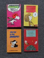 4 stuks Snoopy, Charlie Brown, Charles M. Schulz, Verzenden, Gelezen, Cartoons