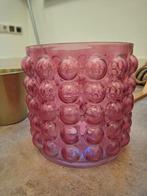 Vaas bloempot glas roze intratuin, Ophalen, Overige kleuren, Minder dan 50 cm, Glas