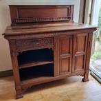 Antiek Houten Dressoir met opzetstuk - 98x133x65 cm, Antiek en Kunst, Ophalen