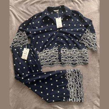 Zara blouse en broek set - maat L - nieuw beschikbaar voor biedingen