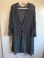 Ulla popken Selection zwart wit opengewerkt lang vest |58 60, Kleding | Dames, Zwart, Trui of Vest, Ulla Popken, Ophalen of Verzenden