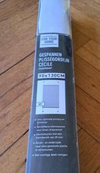 Plissé gordijn 90x130cm wit, Ophalen, 100 tot 150 cm, Wit, Nieuw