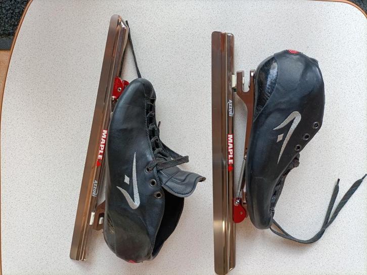 Klapschaats zgan mt45 zie omschrijving., Sport en Fitness, Schaatsen, Zo goed als nieuw, Noren, Raps, Klapschaats, Ophalen