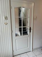 Houten "stompe" binnendeur breed 82.5 cm hoog 201 cm., 80 tot 100 cm, Glas, Zo goed als nieuw, Ophalen