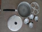 oude ei pocheerpan, Huis en Inrichting, Keuken | Potten en Pannen, Ophalen, Gebruikt, Aluminium, Overige typen