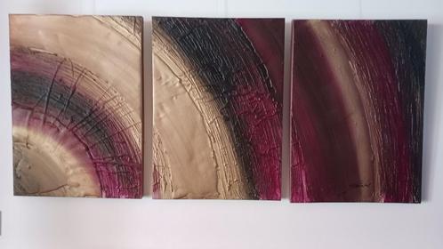 Prachtig drieluik schilderij, Antiek en Kunst, Kunst | Schilderijen | Klassiek, Ophalen